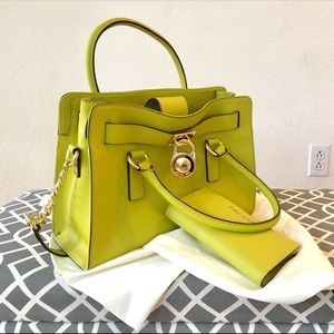 Michael Kors Hamilton Bag w/ Matching Wallet